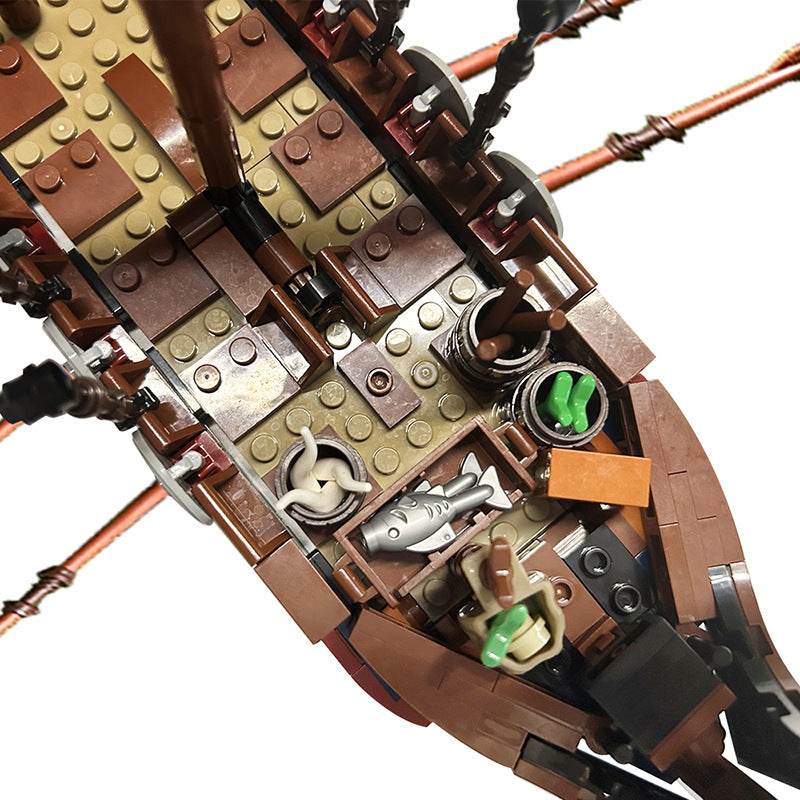 viking longship building set | moc-58275 - 2
