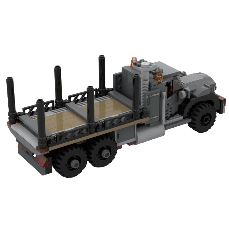 vintage logging truck building set | moc-92555 - 3