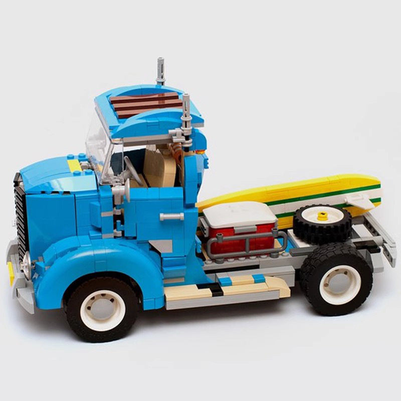 vintage truck building set | moc-9001 - 3