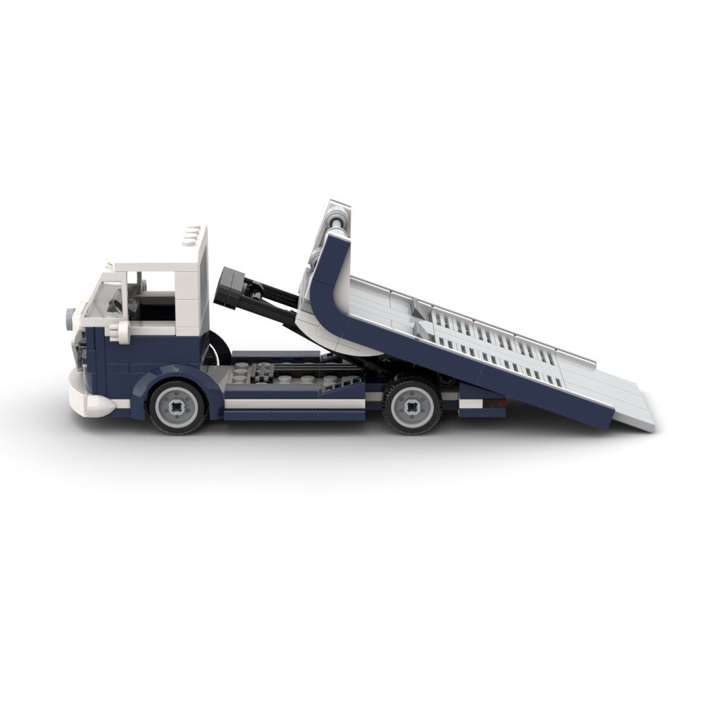 volkswagen t1 | minifigure scale | tow truck | moc-99332 - 2