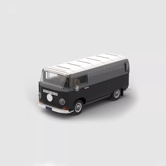 volkswagen t2 building set | kastenwagen "barista" | moc-114690 - 1
