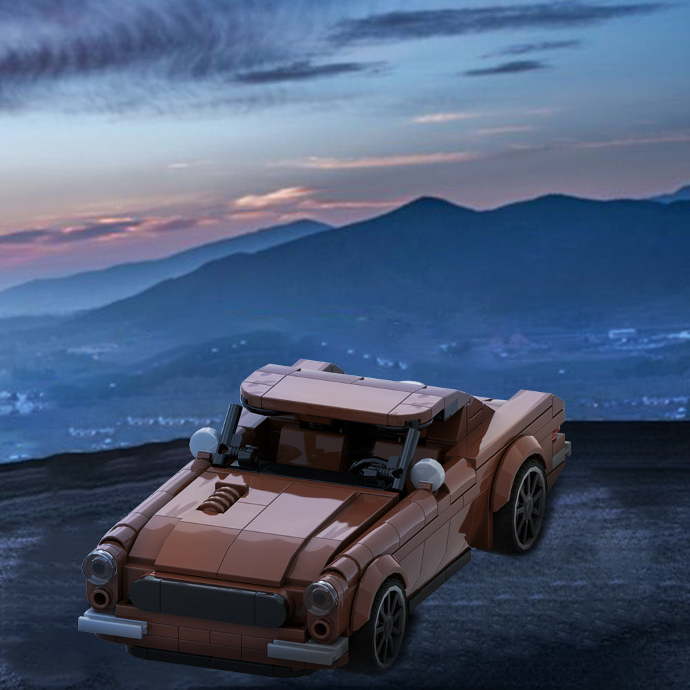 volvo p1800 car building set | moc-141990 - 1