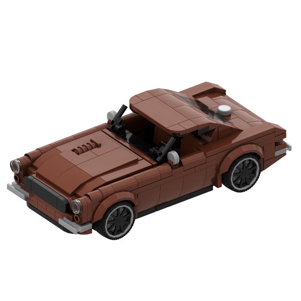 volvo p1800 car building set | moc-141990 - 2