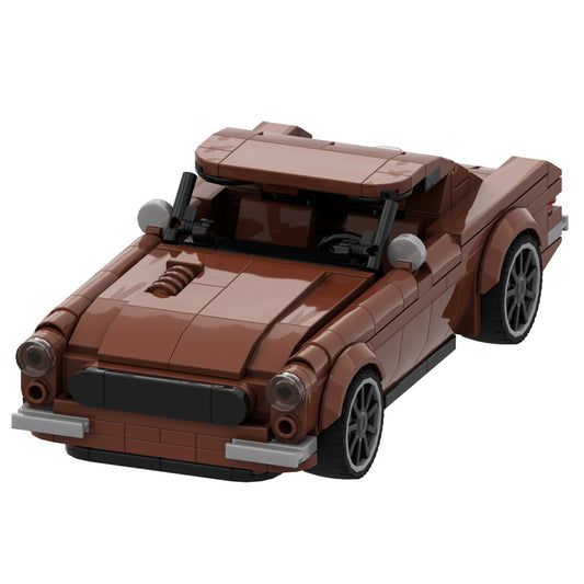volvo p1800 car building set | moc-141990 - 4