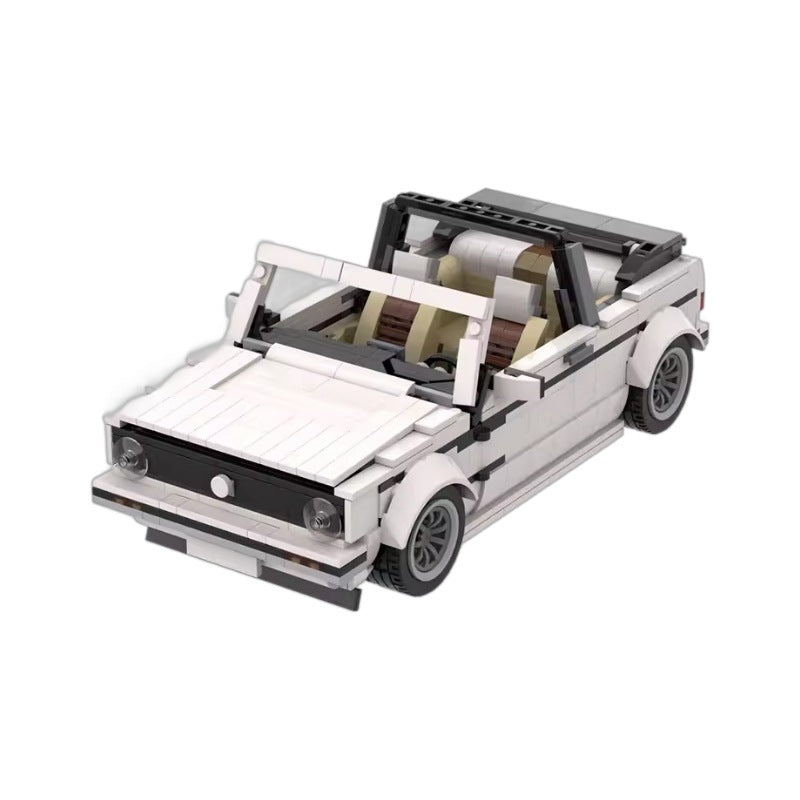 vw golf mk1 cabriolet building set | 978 pcs | moc-26778 - 1