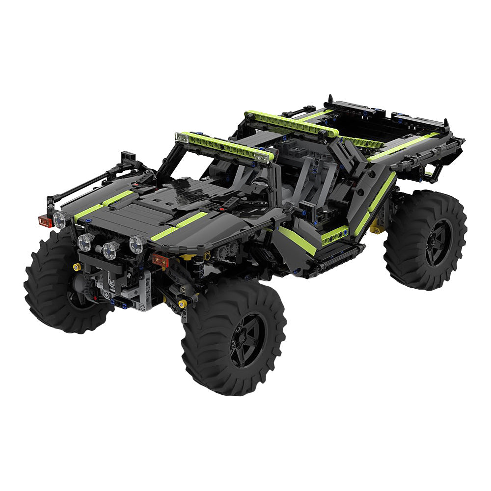 warthog m12-b lrv building set | halo | moc-166891 - 2