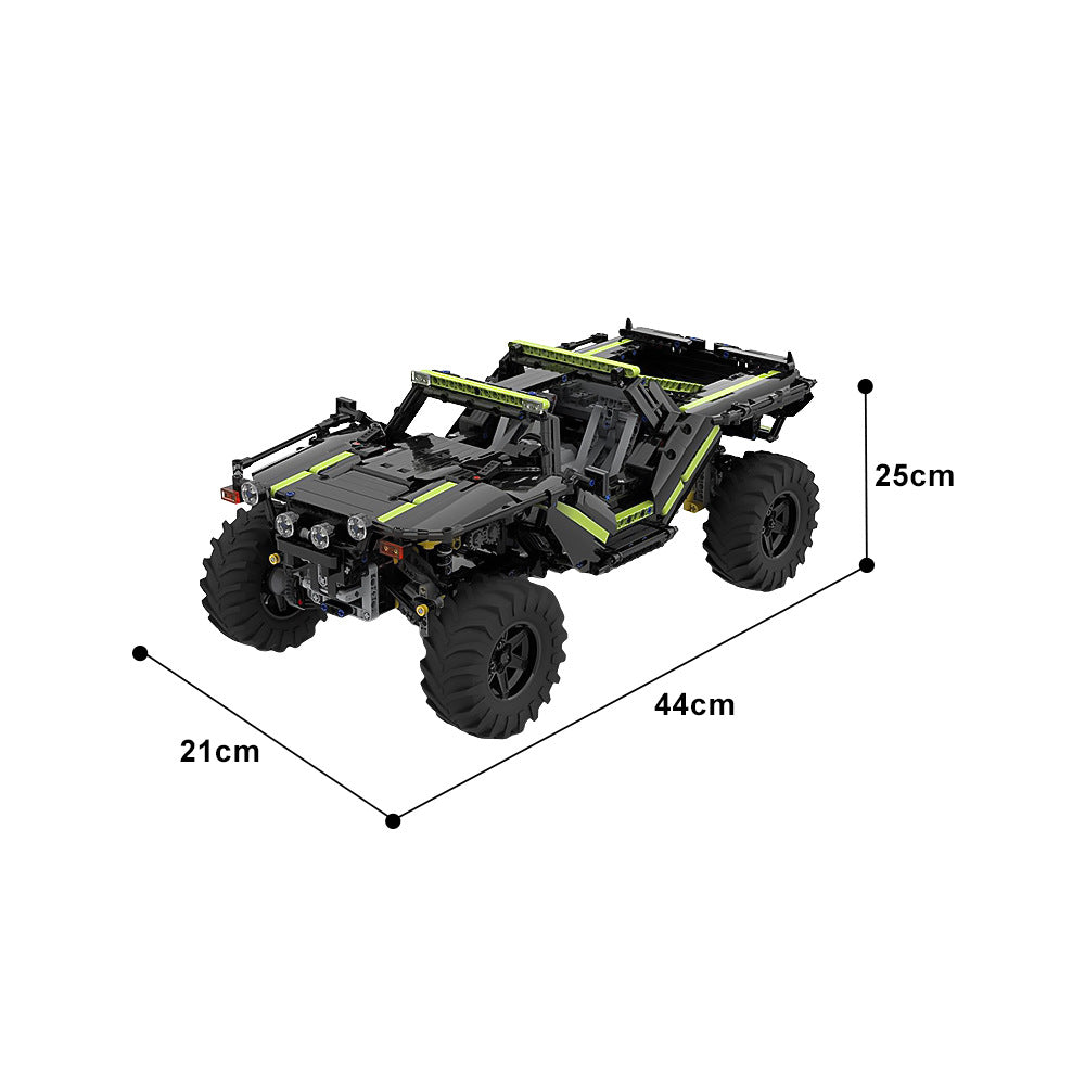warthog m12-b lrv building set | halo | moc-166891 - 4