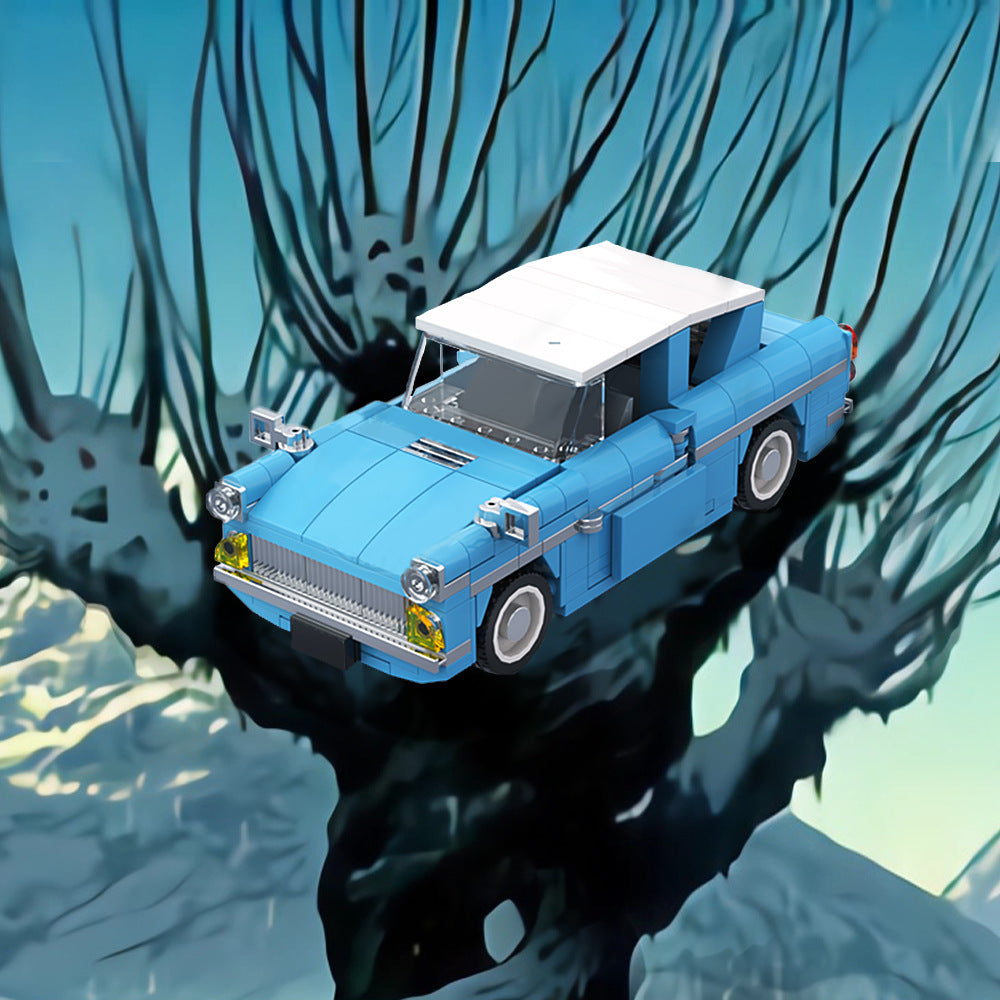 weasley's flying ford anglia building set | harry potter | moc-171906 - 1