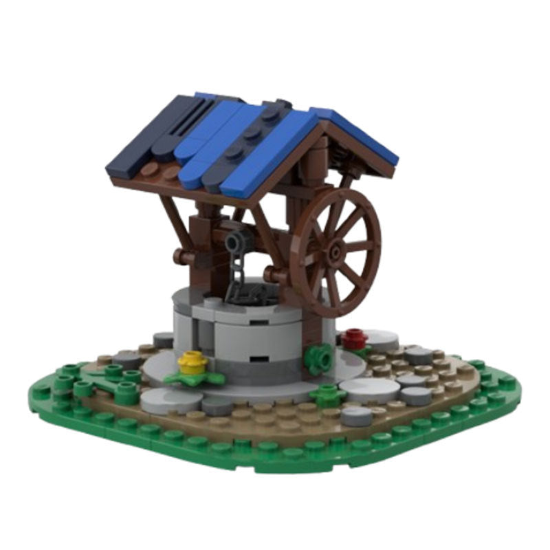 well building set | medieval village | moc-175048 - 2