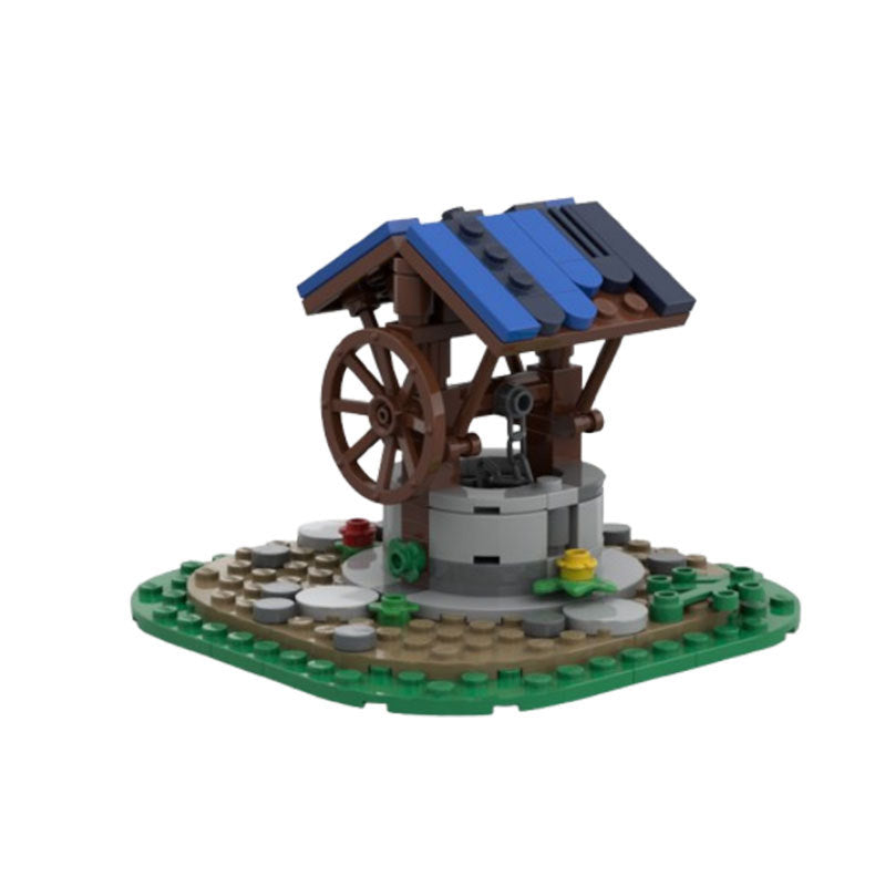 well building set | medieval village | moc-175048 - 4