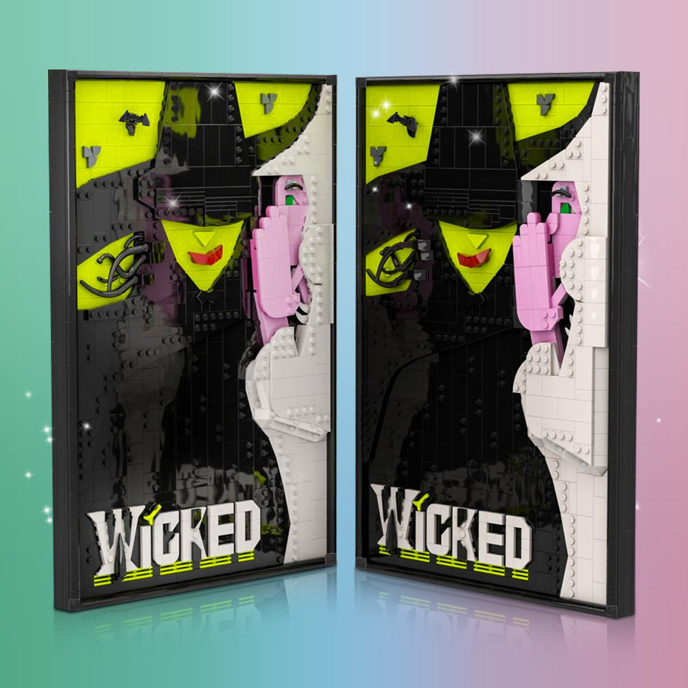 wicked poster building set | moc-202432 - 1