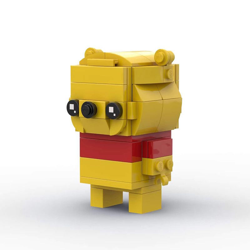 winnie the pooh brickheadz building set | moc-39753 - 2