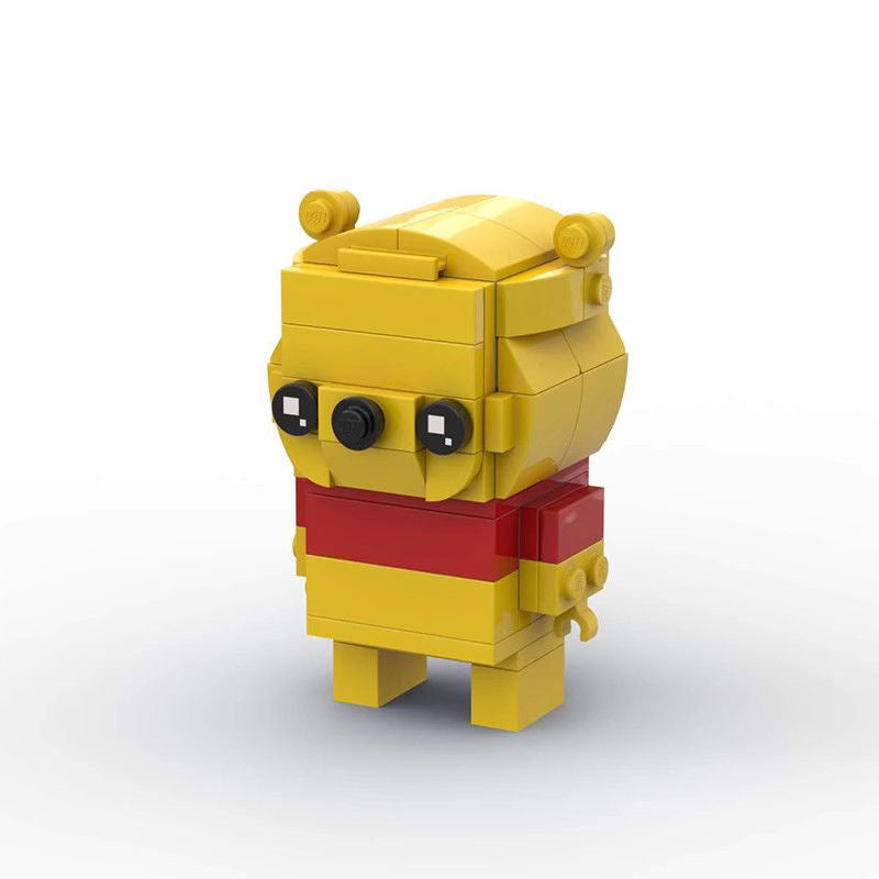 winnie the pooh brickheadz building set | moc-39753 - 3
