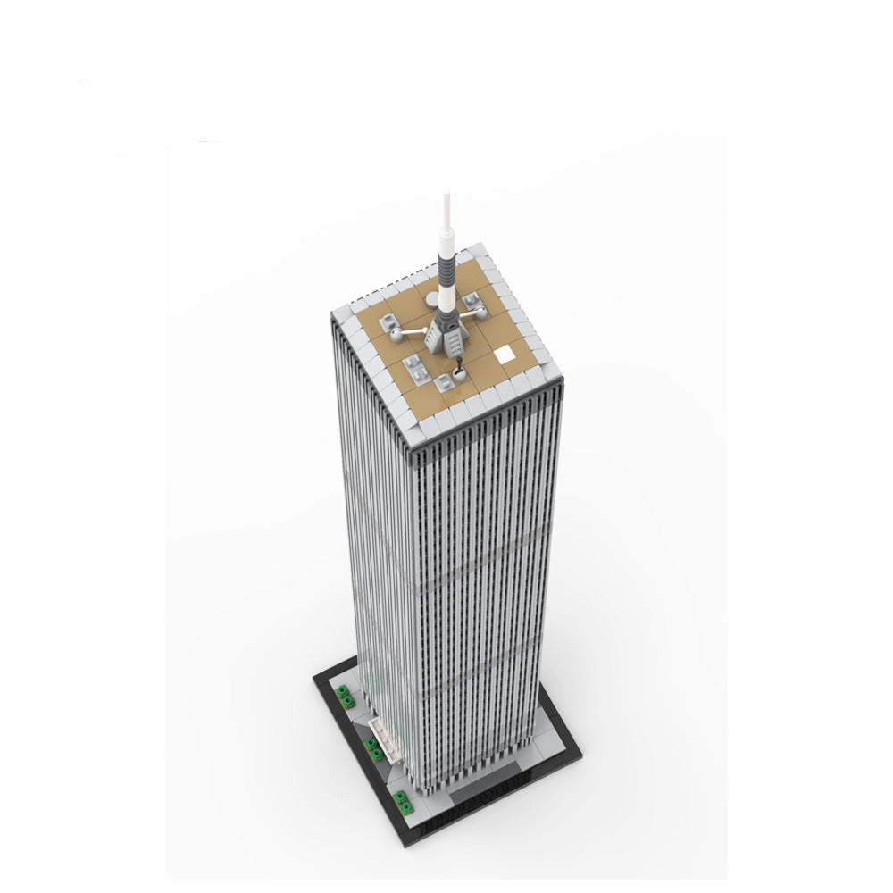 world trade center building set | 1:800 scale | moc-127129 - 1