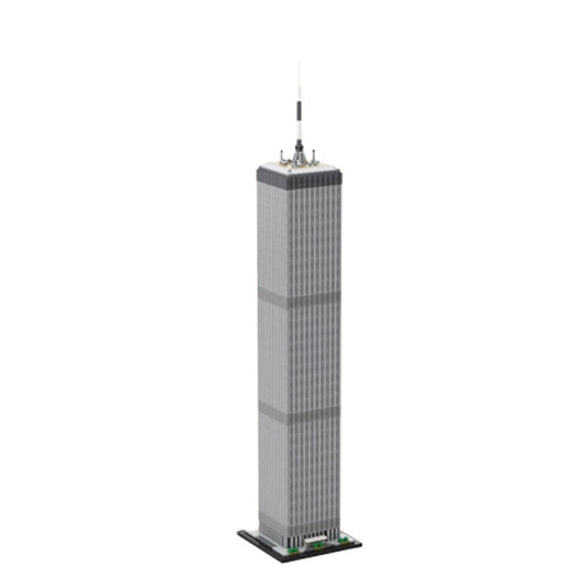 world trade center building set | 1:800 scale | moc-127129 - 5