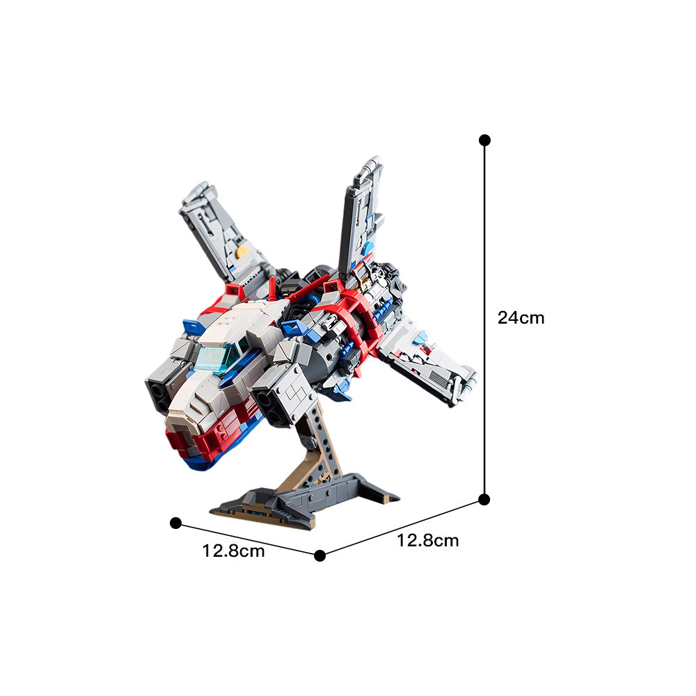 x1-b500 freedom rebel bomber building set | moc-128778 - 4
