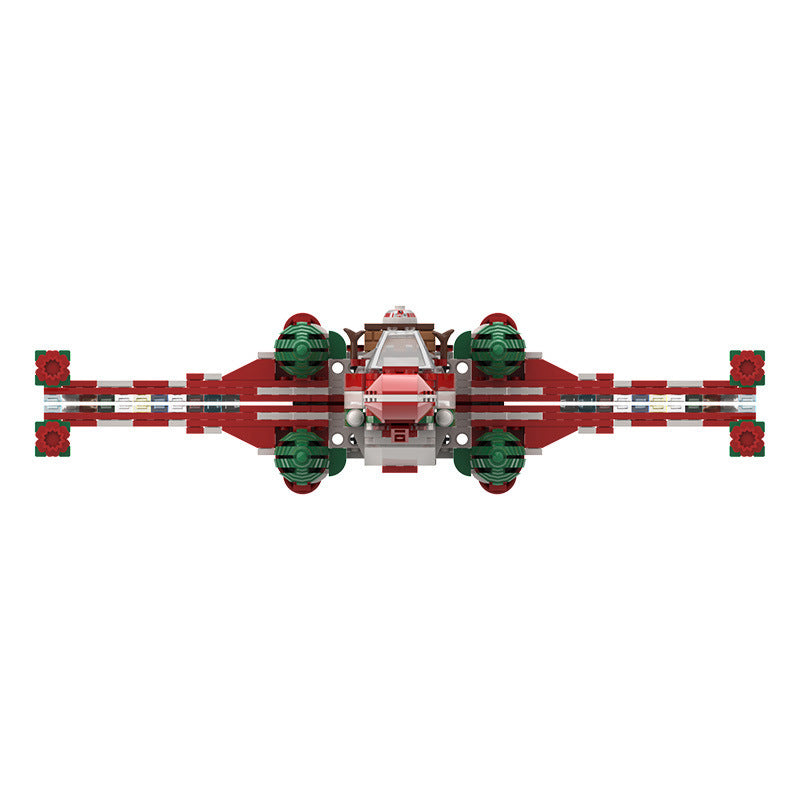 xmas wing fighter building set | star wars | moc-53183 - 1