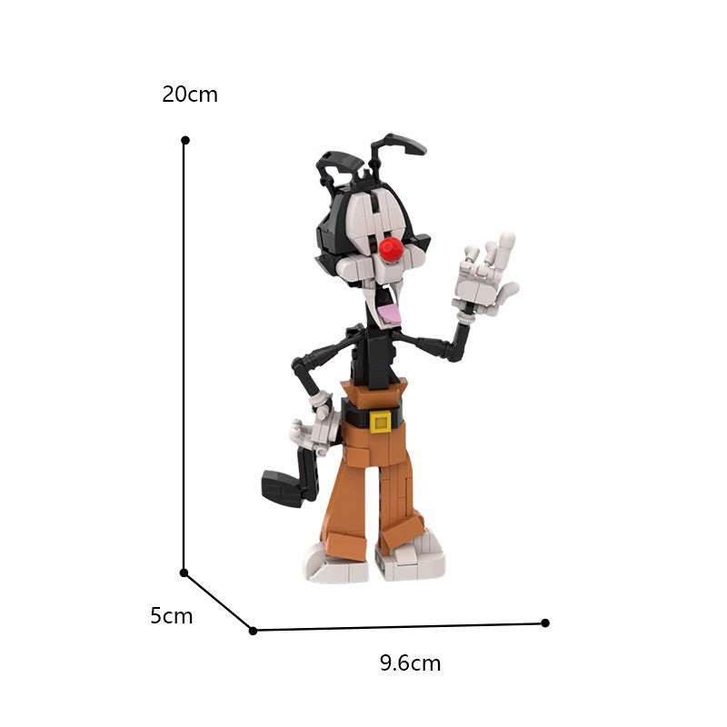 yakko warner brickheadz moc building set | animaniacs | moc-92039 - 2