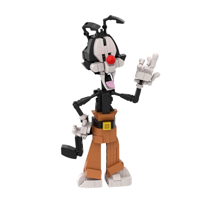 yakko warner brickheadz moc building set | animaniacs | moc-92039 - 3