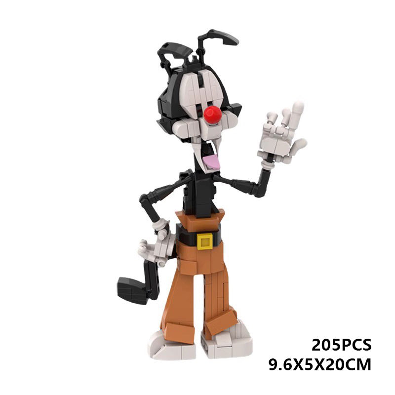 yakko warner brickheadz moc building set | animaniacs | moc-92039 - 4