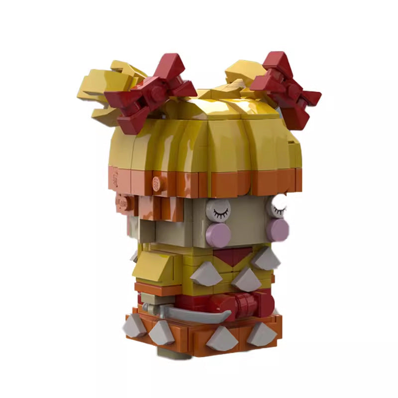 yassified zenitsu brickheadz building set | demon slayer | moc-118479 - 2