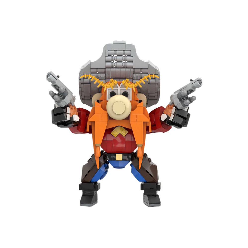 yosemite sam building set | looney tunes | moc-174661 - 3