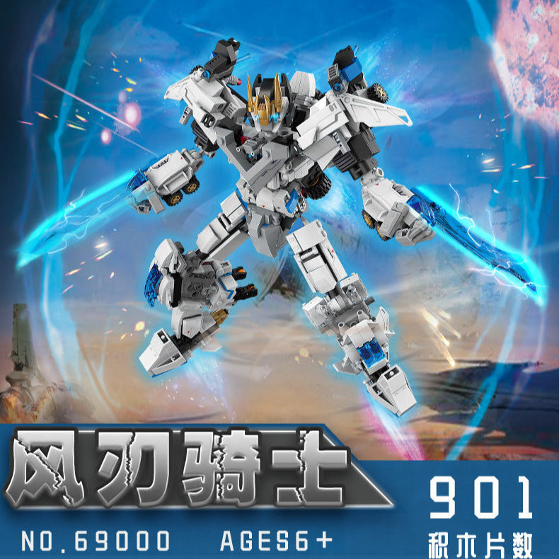 Wind Blade Knight 5 in 1 Building Set - 901 PCS | JIESTAR 69000