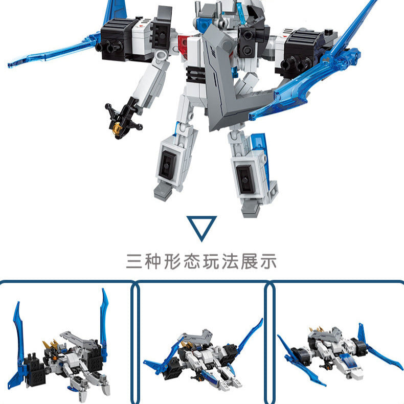 Wind Blade Knight 5 in 1 Building Set - 901 PCS | JIESTAR 69000