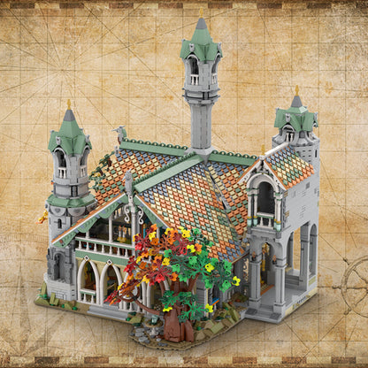 10316 rivendell extension building set | lotr | moc-149444 - 2