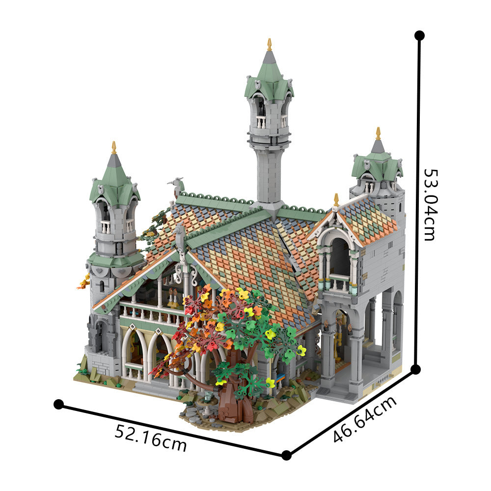 10316 rivendell extension building set | lotr | moc-149444 - 4