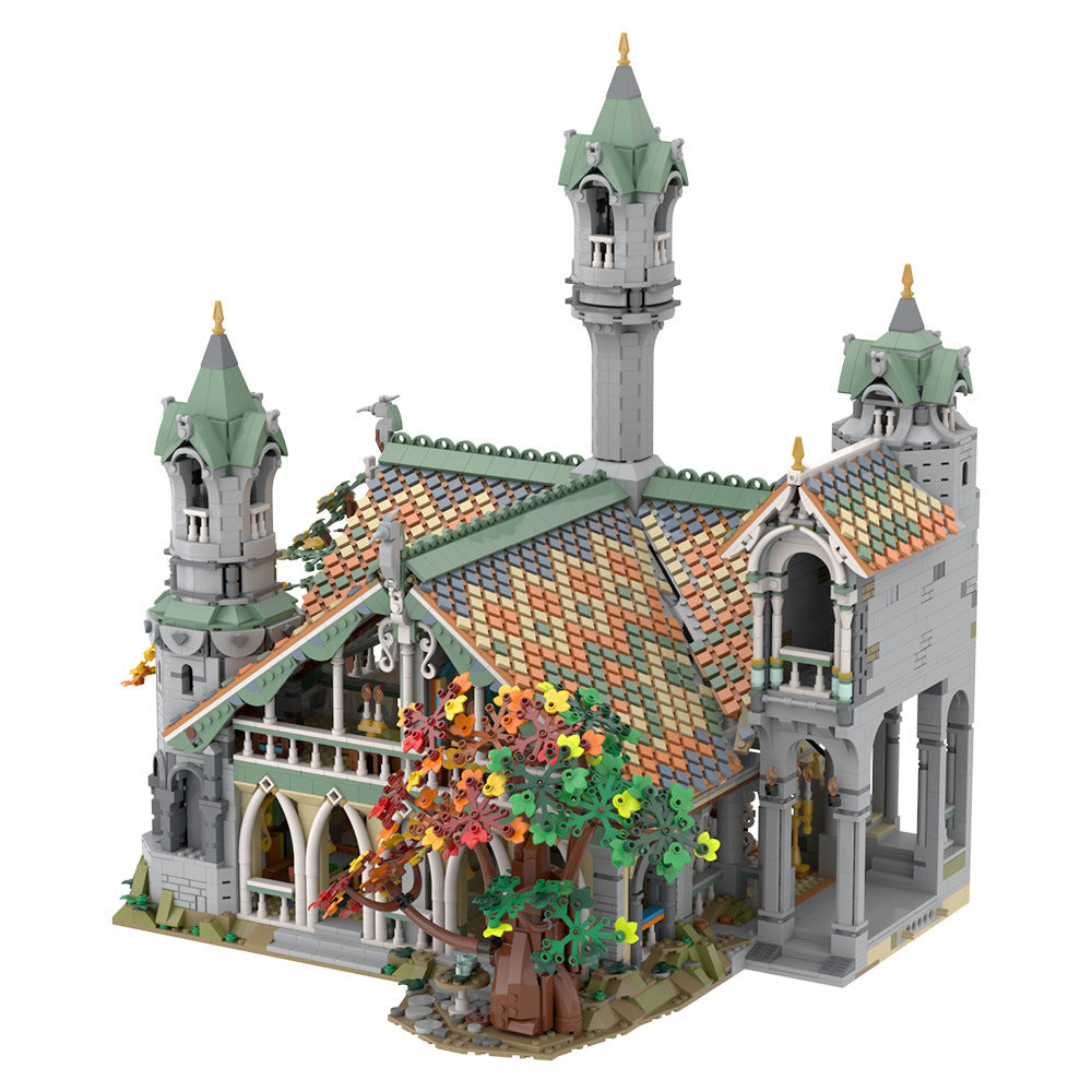 10316 rivendell extension building set | lotr | moc-149444 - 5