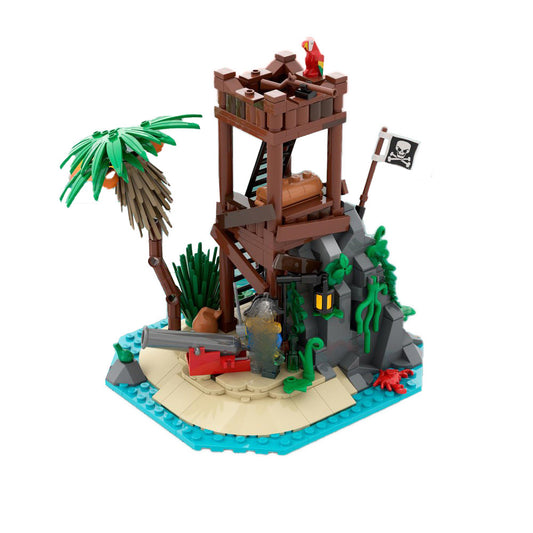 1871 pirates cannon remake building set | moc-130125 - 1