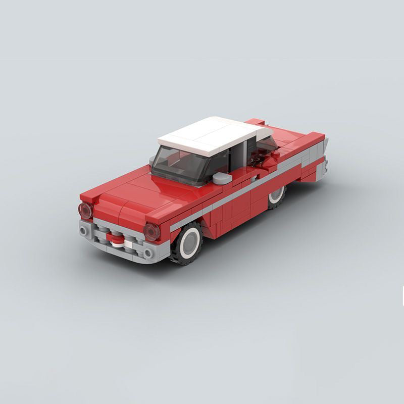 1957 chevrolet bel air building set | 6 studs wide | moc-36233 - 6