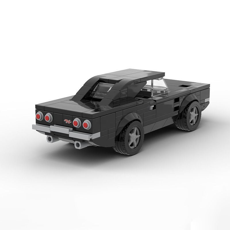 1968 dodge charger building set | bullitt | moc-82537 - 2