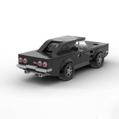 1968 dodge charger building set | bullitt | moc-82537 - 2