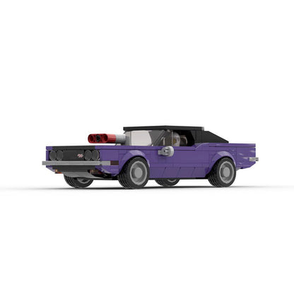 1970 dodge challenger building set | moc-91543 - 3
