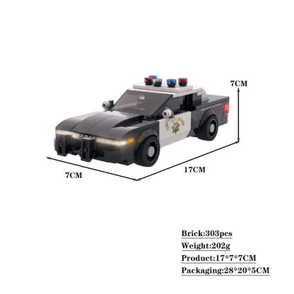 1993 ford crown victoria police interceptor building set | moc-190577 - 2
