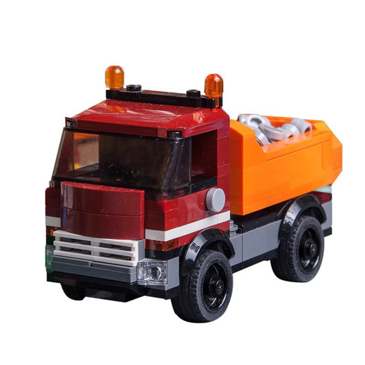 2017 legocity dump truck building set | moc-6343 - 1