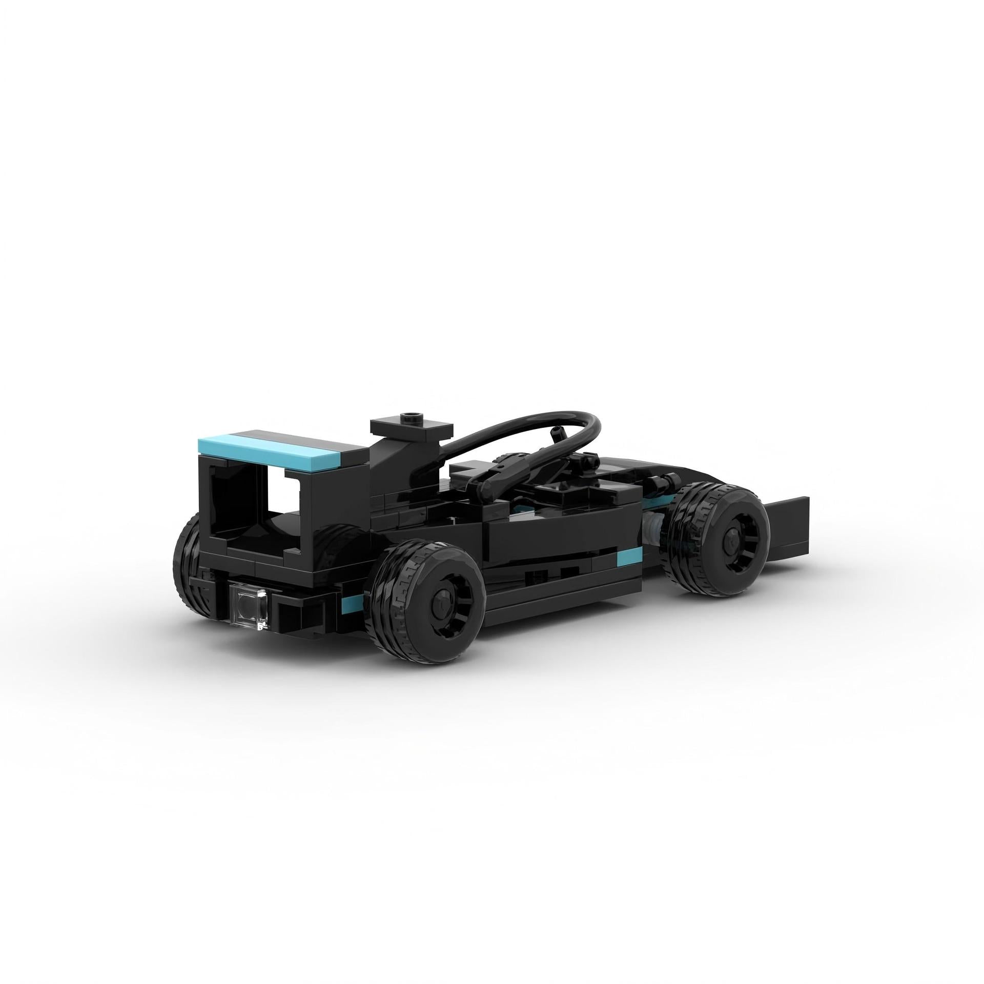 2020 mercedes w11 f1 car building set | moc-63053 - 4
