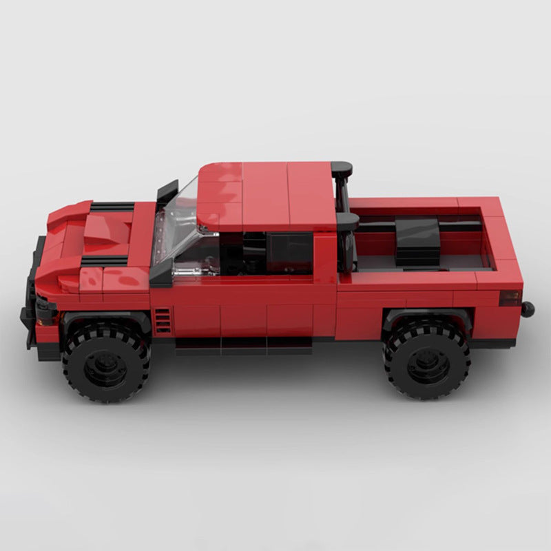 2021 ram 1500 trx with vehicle trailer building set | moc-158848 - 2