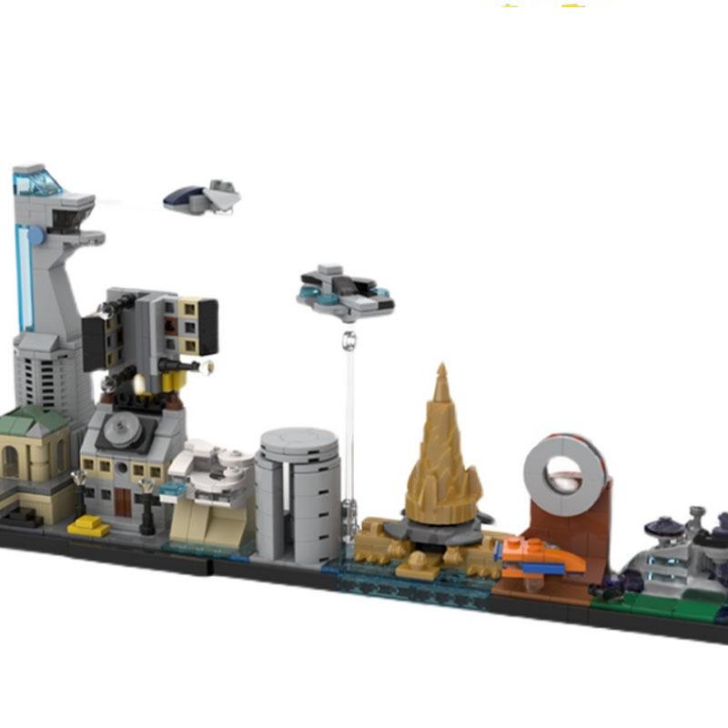 23510 avengers skyline architecture - 600 pcs - 2