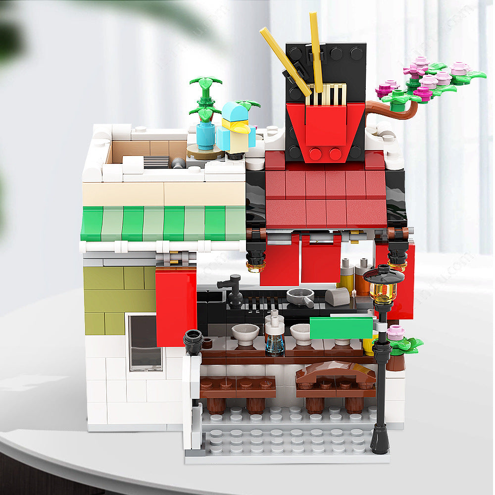 31131 noodle shop expended building set | moc-137613 - 1