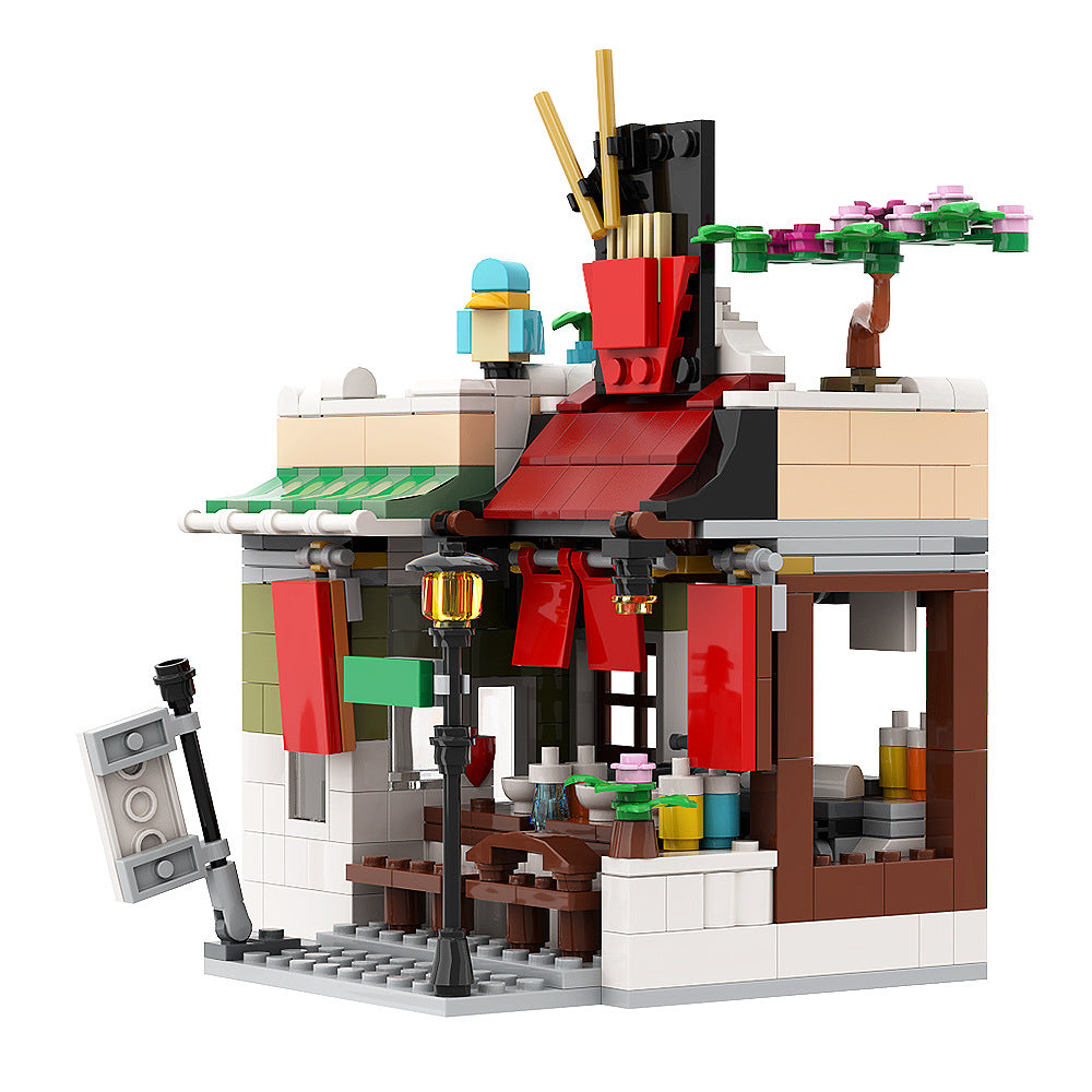 31131 noodle shop expended building set | moc-137613 - 2