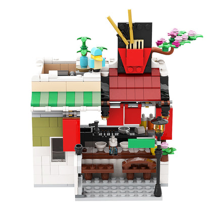 31131 noodle shop expended building set | moc-137613 - 5