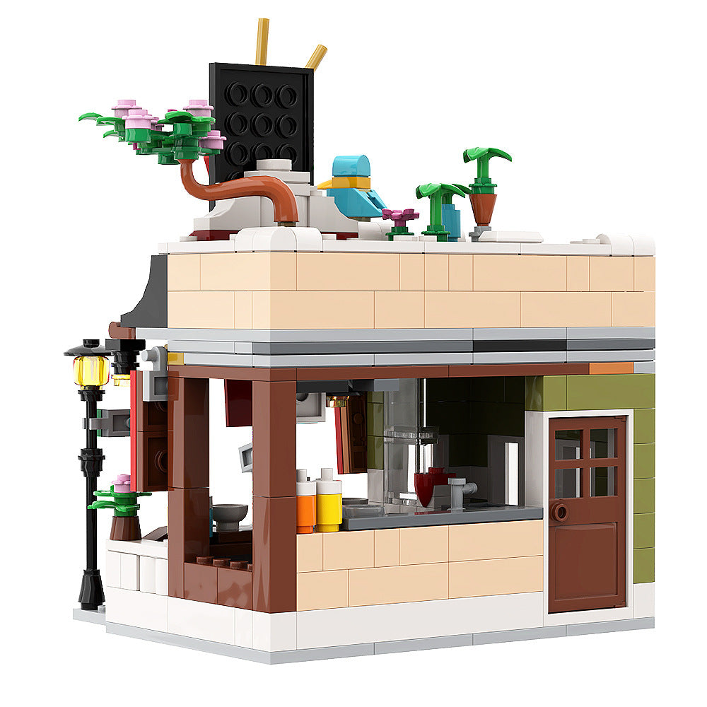 31131 noodle shop expended building set | moc-137613 - 6