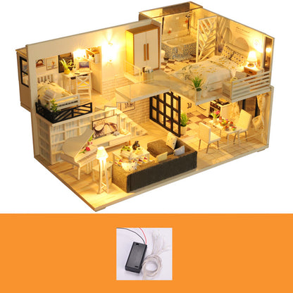 3D Puzzle Toys Mini Wooden House Assemble