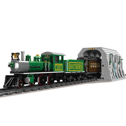 4-4-0 steam locomotive building set - 1212 pcs | mouldking 12024 - 5