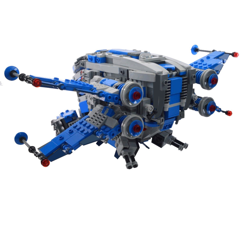 501st legion x wing dropship building set | star wars | moc-214719 - 2