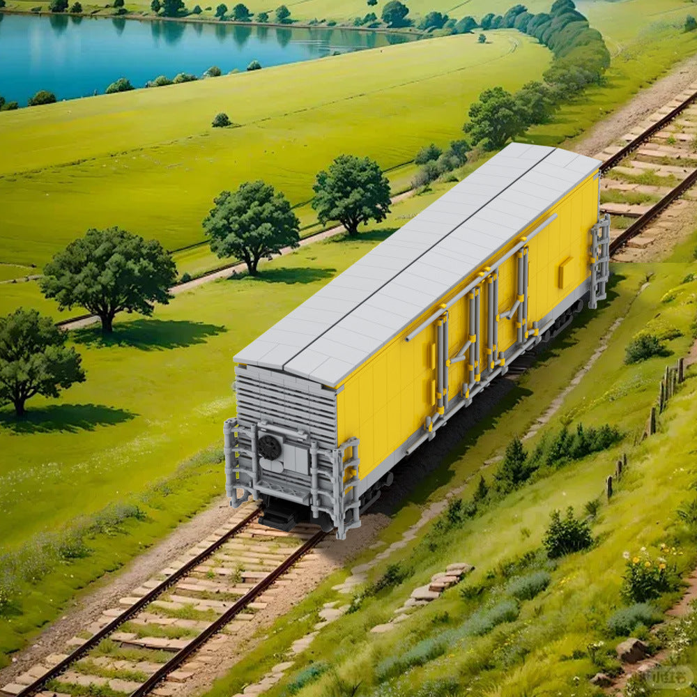 53ft evans double plug union pacific building set | moc-133906 - 1