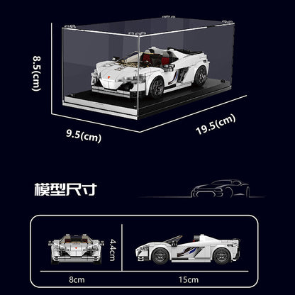 650s super car toys with display case - 352+ pcs | mouldking 27043 - 4